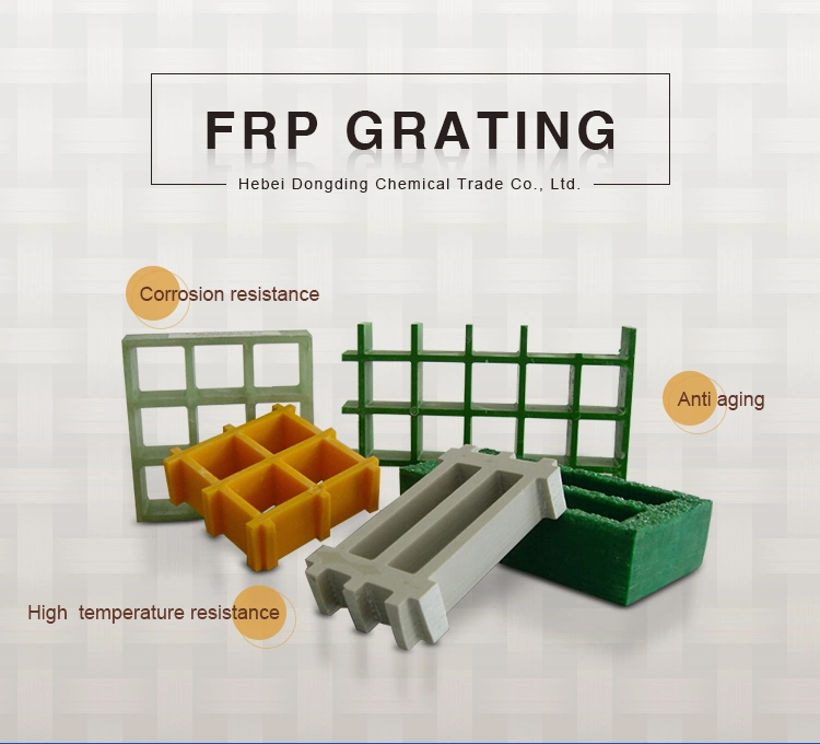 High Quality Durability FRP / GRP Fiberglass Moulded Grating