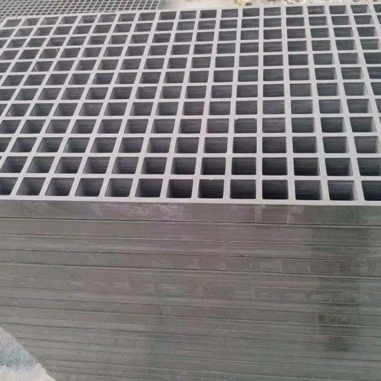 Grille pultrudée rectangulaire durable de FRP pour le passage couvert de plancher d'industrie