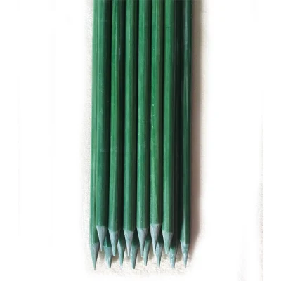 Profil de bande de bâton plat en plastique renforcé de prix de tuyau de tube rond de FRP de tige de poteau en fibre de verre solide