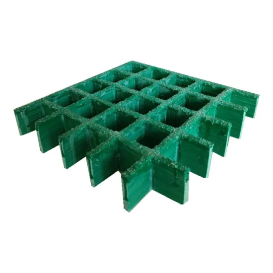 Caillebotis en PRF moulé renforcé de fibre de verre pour passerelle/plate-forme/plancher